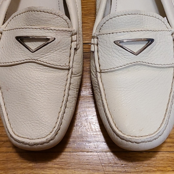 PRADA white loafers - Picture 3 of 7